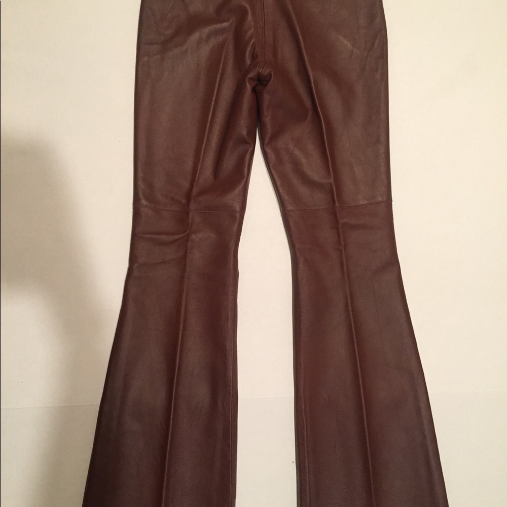 Fiona London Brown Leather Pants 🍫